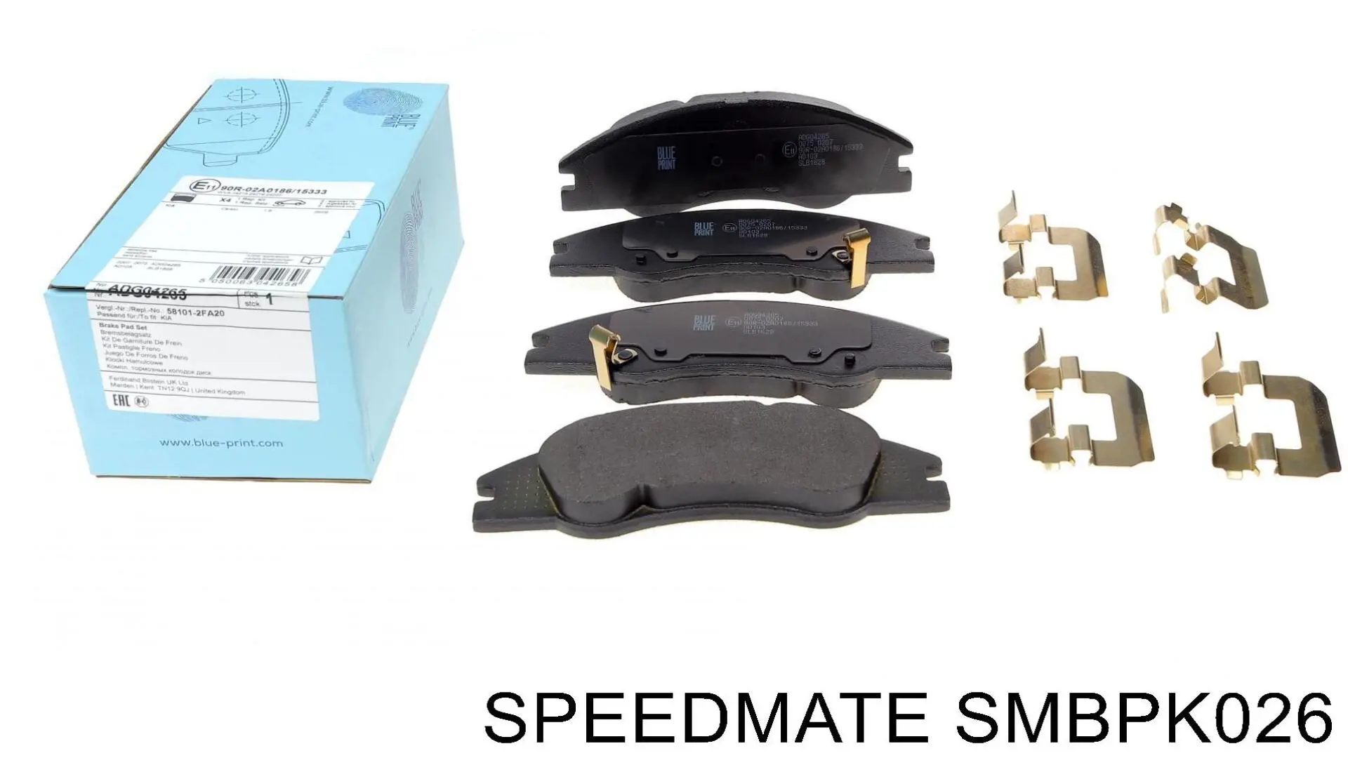 Тормозні колодки Speedmate SMBPK026