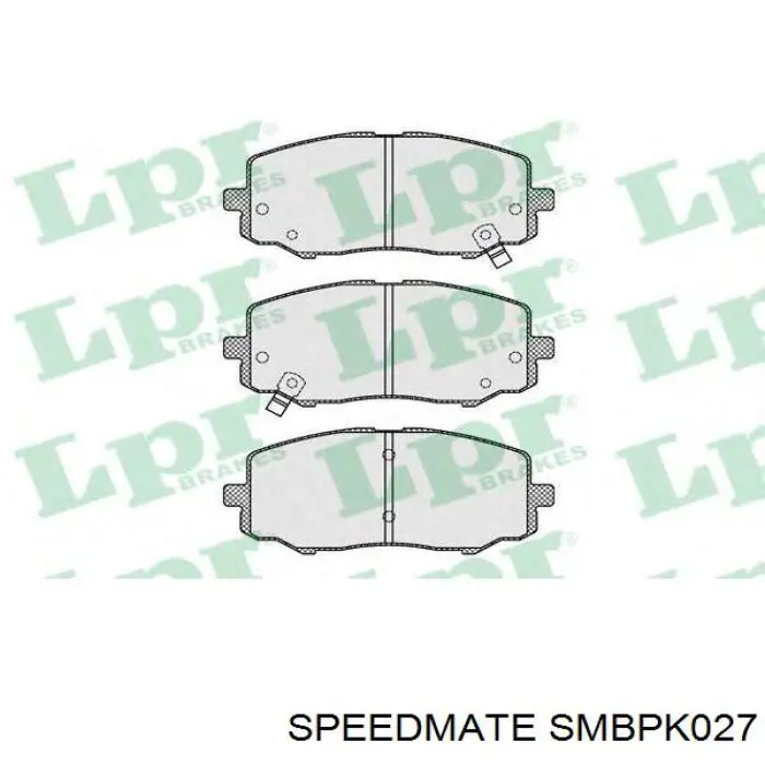 Купити SMBPK027 Speedmate Колодки гальмівні передні, дискові