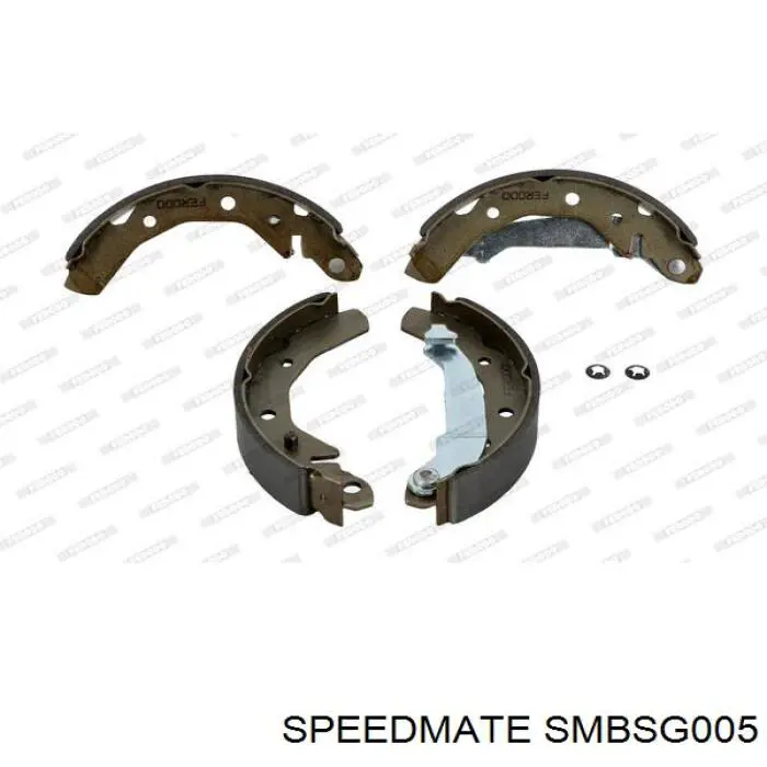 Колодки гальмові задні, барабанні SMBSG005 Speedmate