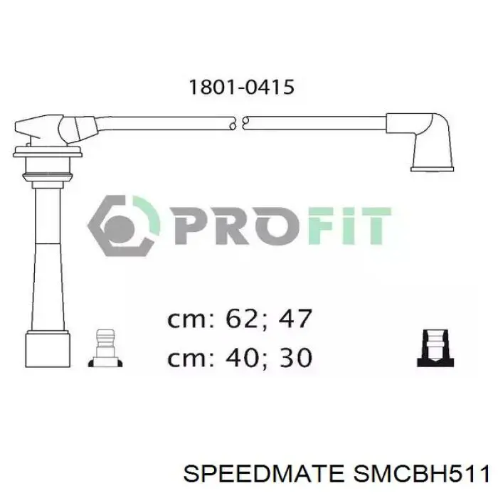 Дроти запалювання Speedmate SMCBH511 ціна, від 21.02 USD