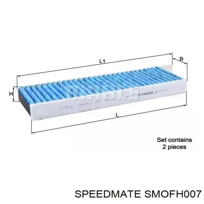 Фільтр масляний Speedmate SMOFH007