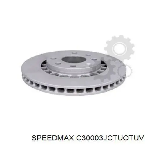 Диск гальмівний передній Speedmax C30003JCTUOTUV