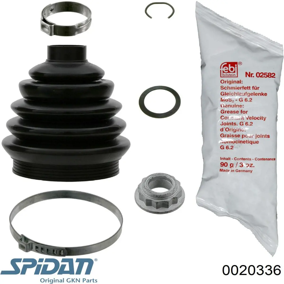 Купити 0020336 GKN-Spidan Пильник шарніра приводу