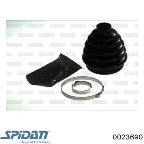Купити 0023690 GKN-Spidan Пильник ШРКШ зовнішній, задньої півосі