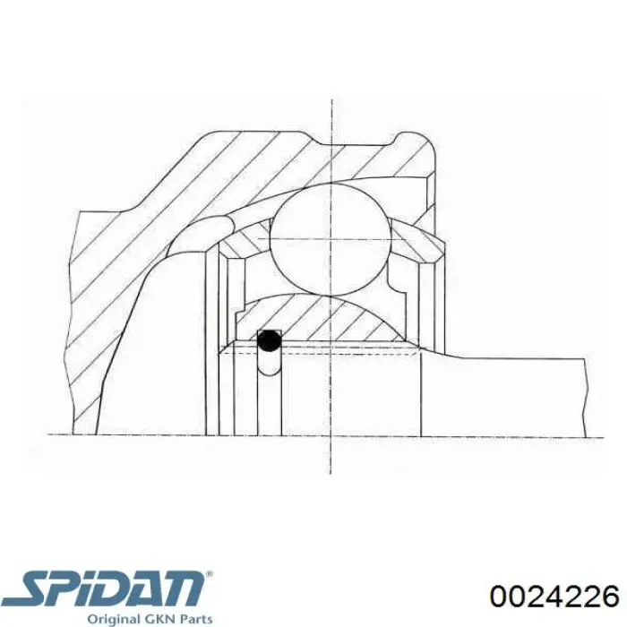 Граната колісна GKN-Spidan 0024226 ціна, від 37.74 USD
