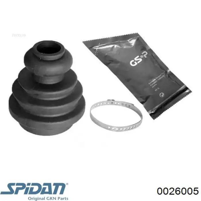 Пильник ШРУСа зовнішній 0026005 GKN-Spidan