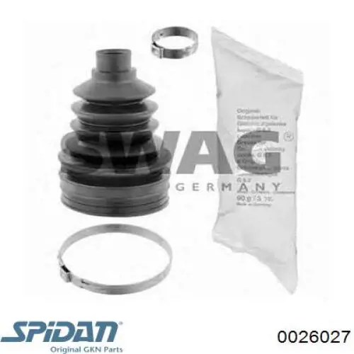 0026027 GKN-Spidan Пильник ШРУСа зовнішній, передній піввісі