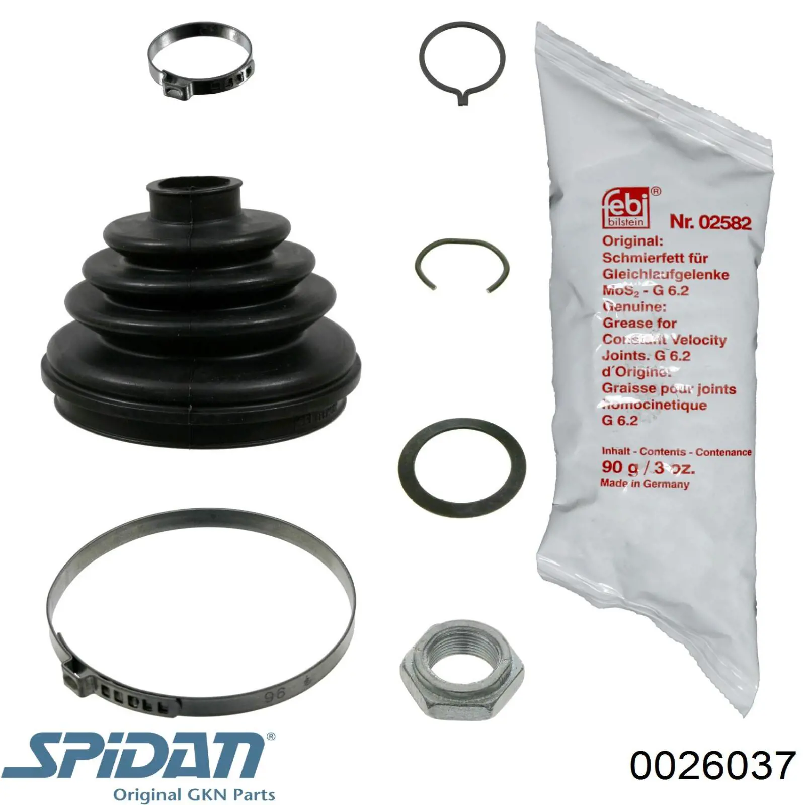 Купити 0026037 GKN-Spidan Пильник шарніра приводу