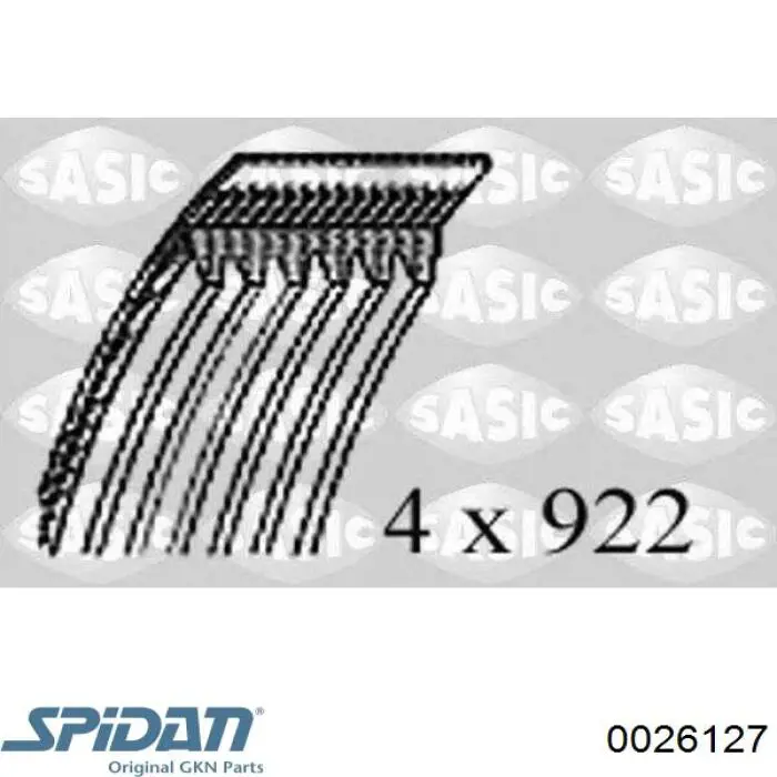 0026127 GKN-Spidan Пильник ШРУСа зовнішній, передній піввісі