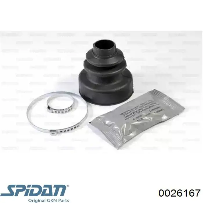 0026167 GKN-Spidan Пильник ШРУСа зовнішній, передній піввісі