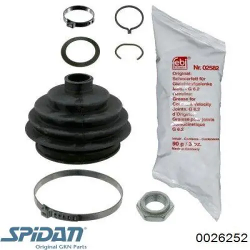 Купити 0026252 GKN-Spidan Пильник шарніра приводу