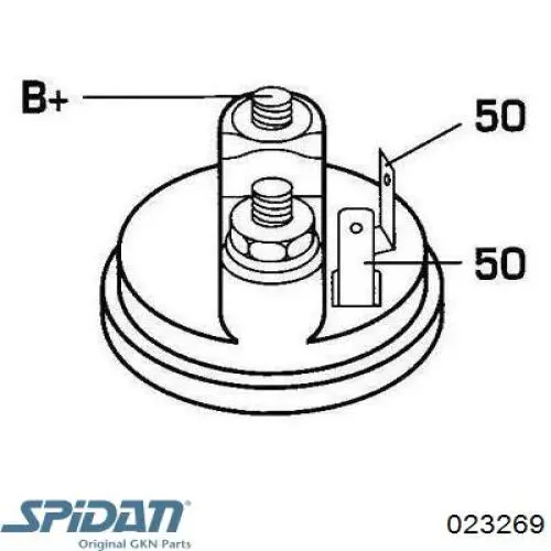 Пильник ШРУСа внутрішній 023269 GKN-Spidan