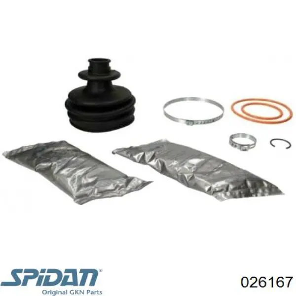 Пильник ШРУСа зовнішній 026167 GKN-Spidan