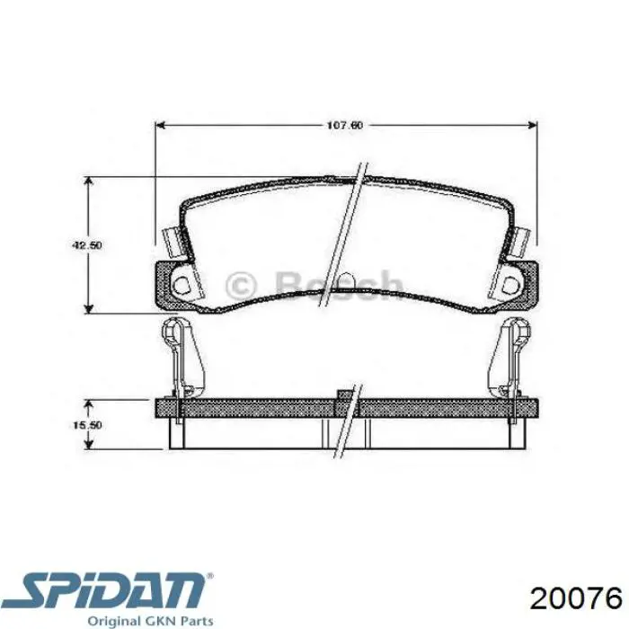 Пильник ШРКШ зовнішній GKN-Spidan 20076