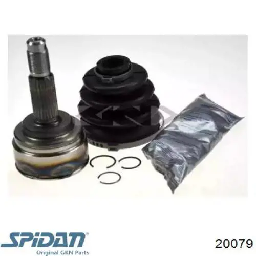 ШРУС зовнішній передній 20079 GKN-Spidan
