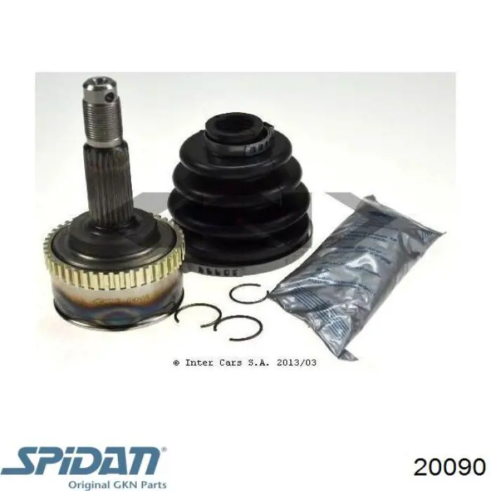 ШРУС зовнішній передній TOJ0205 Magneti Marelli