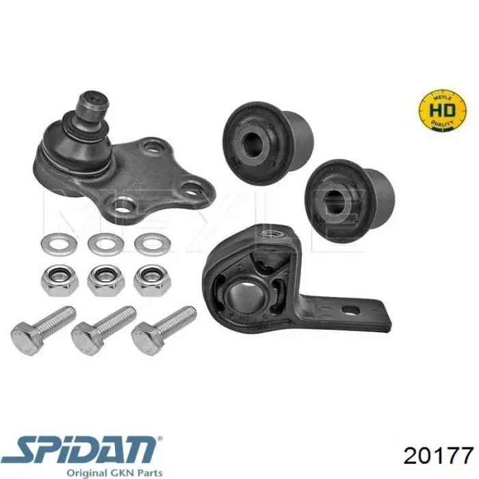 Пильник шарніра кутових швидкостей зовнішній передній GKN-Spidan 20177 ціна, від 6.44 USD