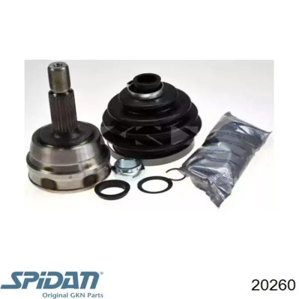 Купити 20260 GKN-Spidan Шарнір приводу зовнішній