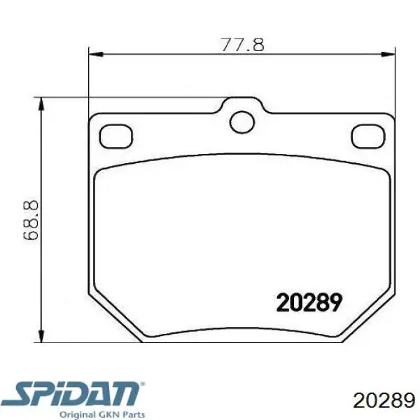 ШРКШ внутрішній, передній, лівий 20289 GKN-Spidan