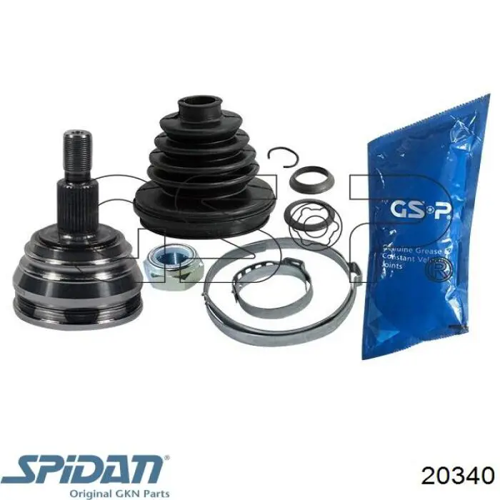 Купити 20340 GKN-Spidan Шарнір приводу зовнішній