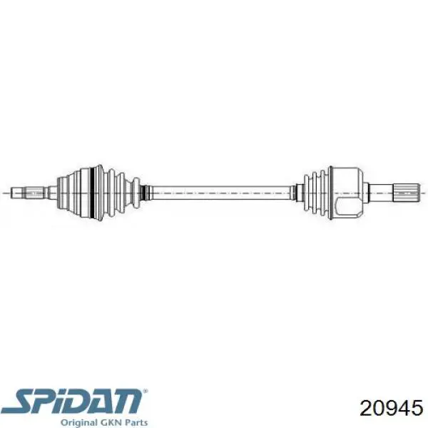 Привід правий LPR DS20140