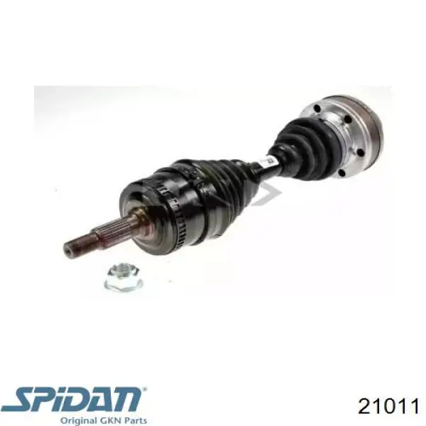 Піввісь (привід) передня 21011 GKN-Spidan