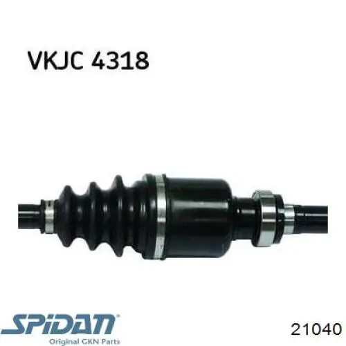 Привід правий GKN-Spidan 21040