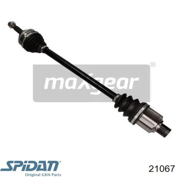 Піввісь передня, права GKN-Spidan 21067 ціна, від 68.04 USD