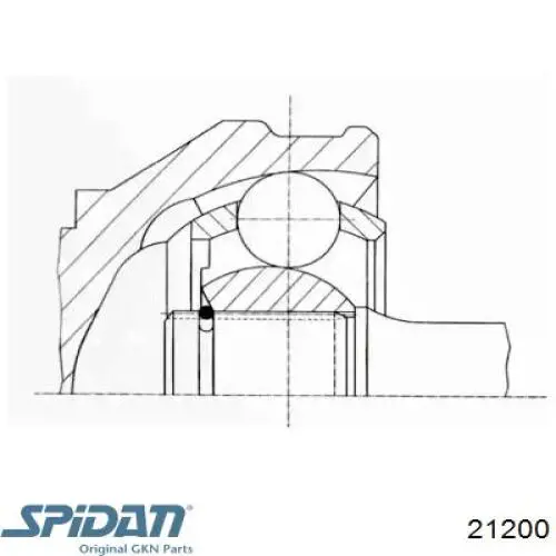 ШРУС наружный SPIDAN 0021200