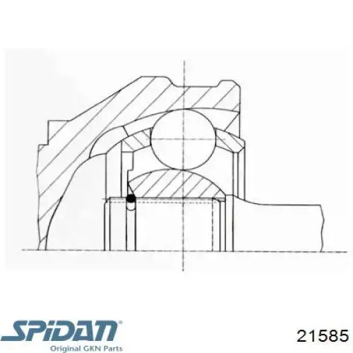 Граната колісна GKN-Spidan 21585 ціна, від 22.24 USD