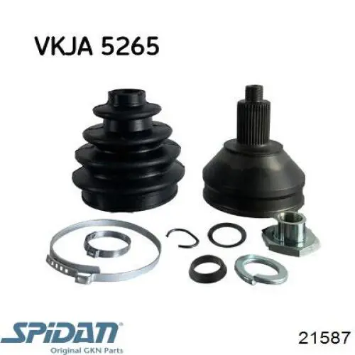 Купити 21587 GKN-Spidan Шарнір приводу зовнішній