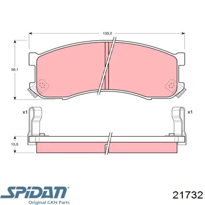 Пильник зовнішньої гранати, задньої півосі GKN-Spidan 0021732 ціна, від 11.68 USD