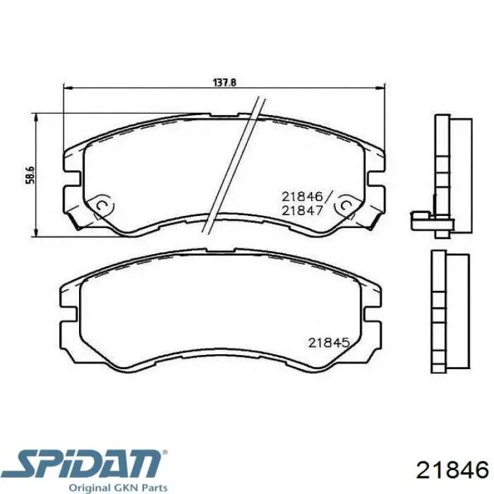 Пильник ШРУСа зовнішній 21846 GKN-Spidan