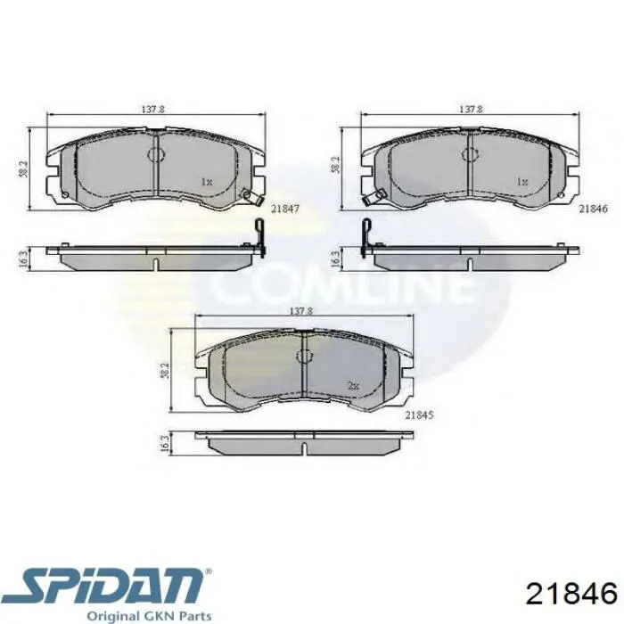 Купити 21846 GKN-Spidan Пильник шарніра приводу