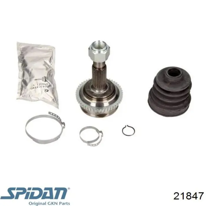ШРУС зовнішній передній 21847 GKN-Spidan