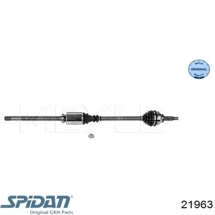 Привід правий GKN-Spidan 21963