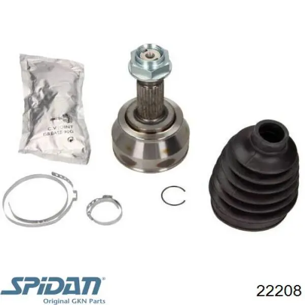Купити 22208 GKN-Spidan Шарнір приводу зовнішній