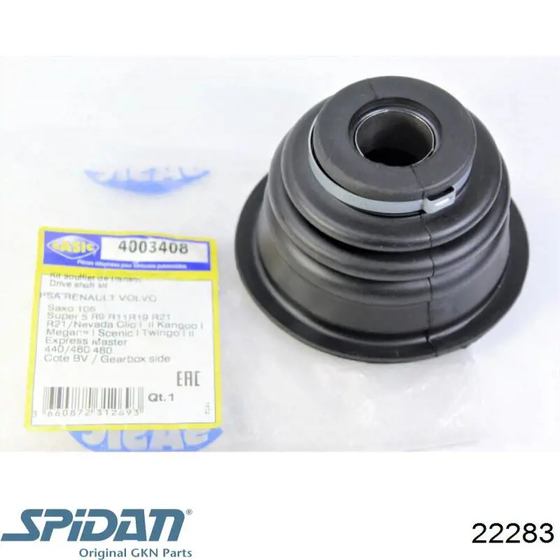 Пильник ШРКШа внутрішній лівий 22283 GKN-Spidan