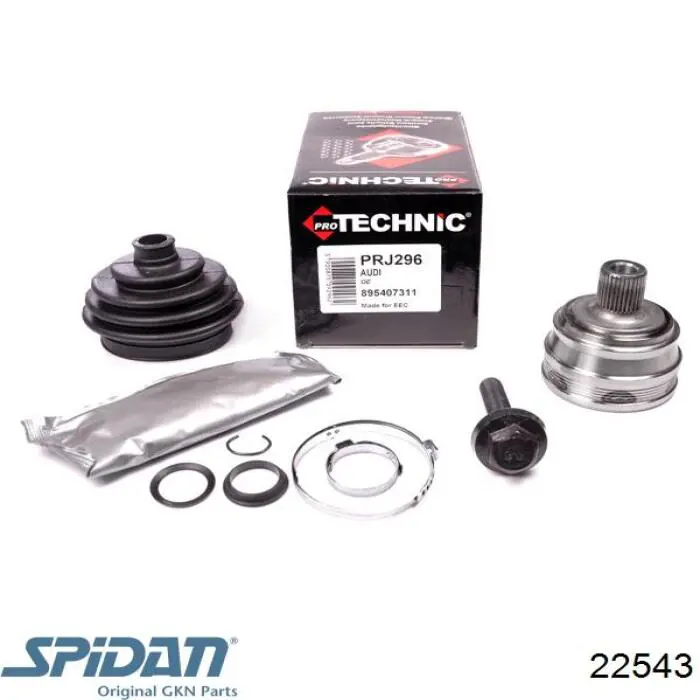 Купити 22543 GKN-Spidan Шарнір приводу зовнішній