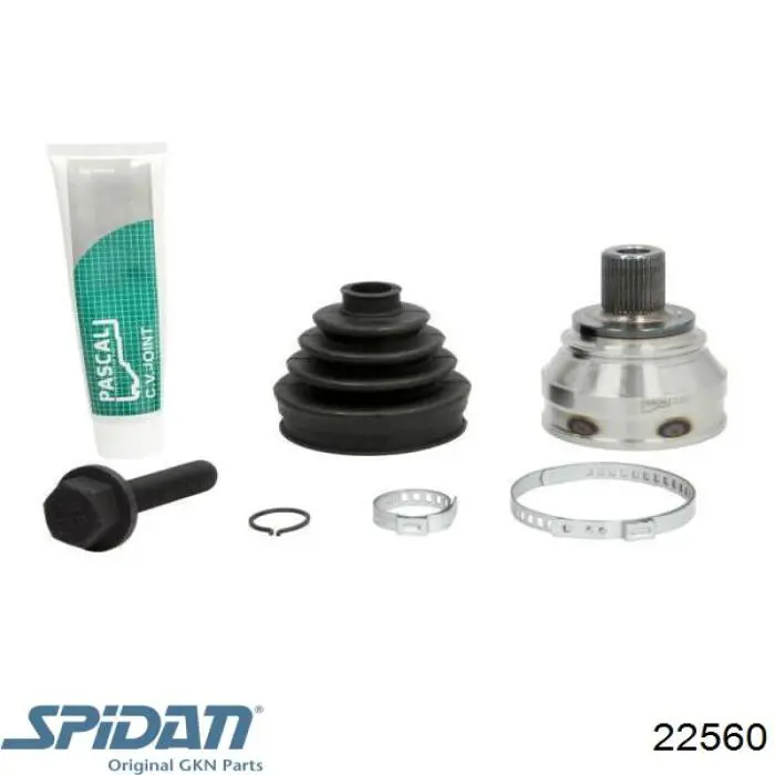 ШРУС зовнішній передній 22560 GKN-Spidan