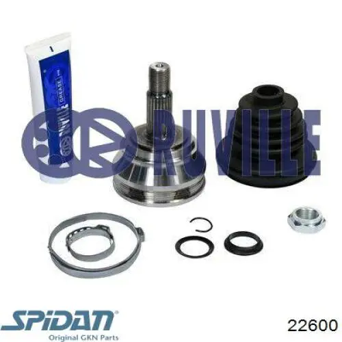 Купити 22600 GKN-Spidan Шарнір приводу зовнішній