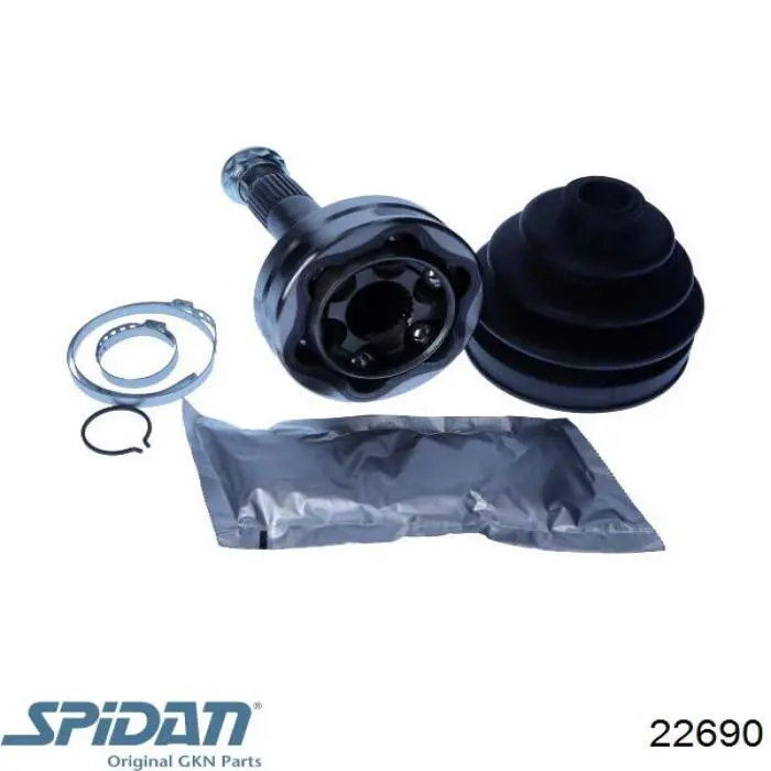 ШРУС зовнішній передній 22690 GKN-Spidan