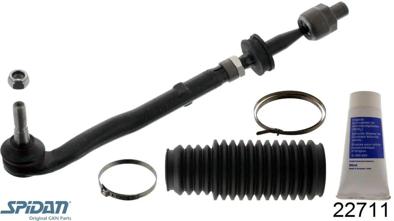 ШРУС зовнішній GKN-Spidan 22711