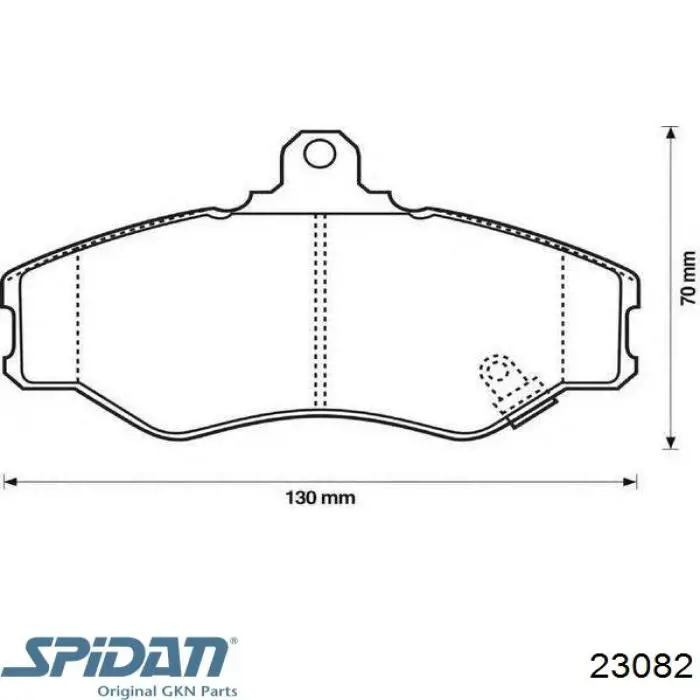 0023082 GKN-Spidan Пильник ШРУСа зовнішній, передній піввісі