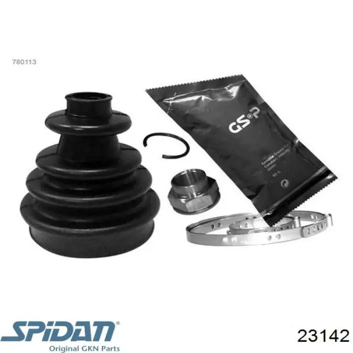 Пильник гранати зовнішній, правий GKN-Spidan 23142 ціна, від 13.69 USD