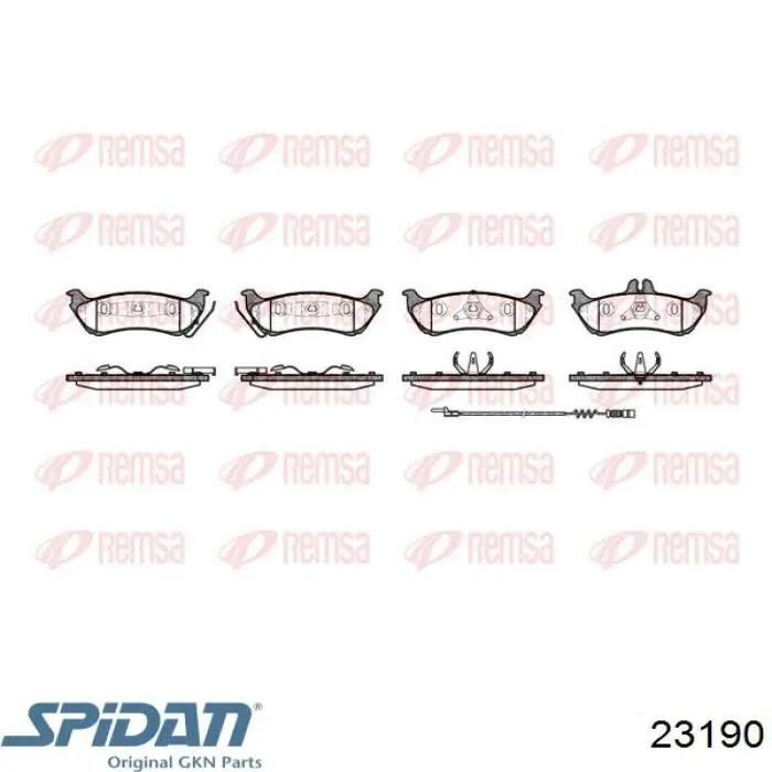 Купити 23190 GKN-Spidan Пильник шарніра кутових швидкостей внутрішній передній