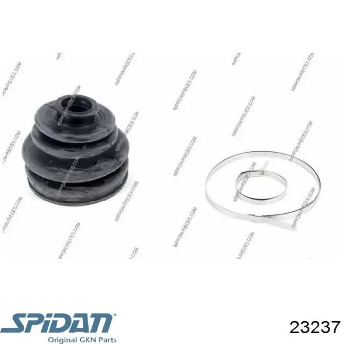Купити 23237 GKN-Spidan Пильник шарніра кутових швидкостей внутрішній передній