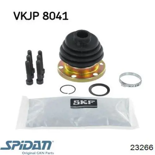 Пильник гранати внутрішній, передній півосі GKN-Spidan 23266 ціна, від 8.87 USD