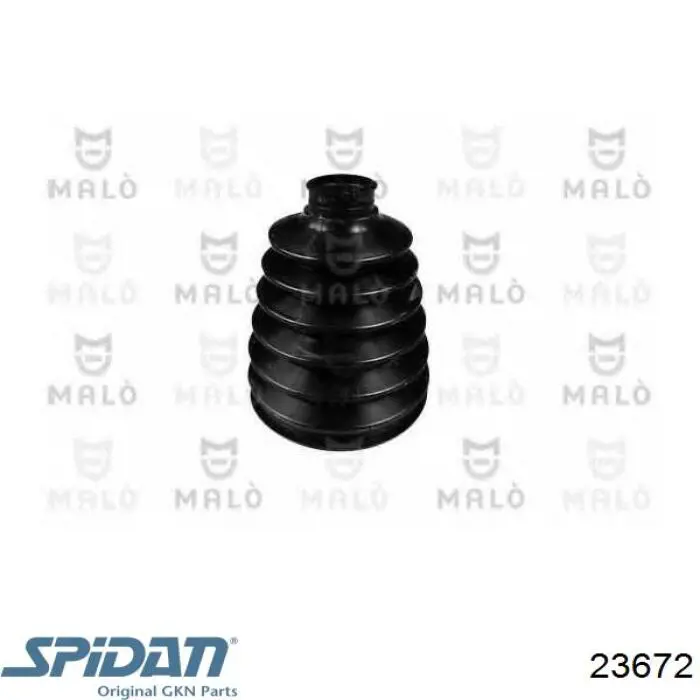 Пильник шарніра кутових швидкостей зовнішній передній GKN-Spidan 23672 ціна, від 17.16 USD