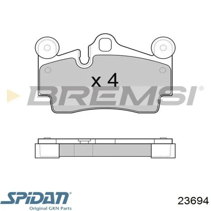23694 GKN-Spidan Пильник ШРУСа зовнішній, передній піввісі